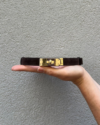 Cintura in pelle sottile