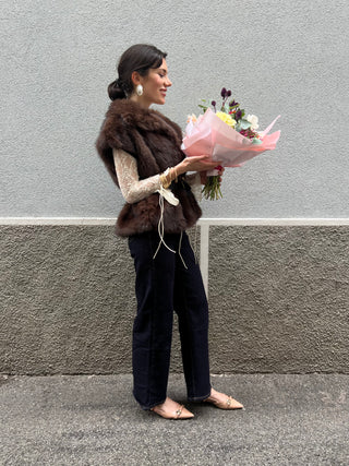 Pellicciotto smanicato