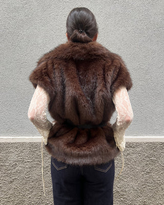 Pellicciotto smanicato