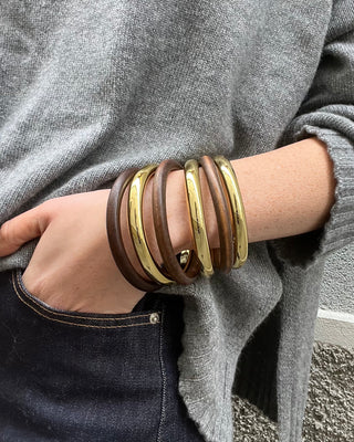 Bracciale sferico legno