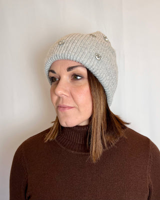 Berretto con cristalli