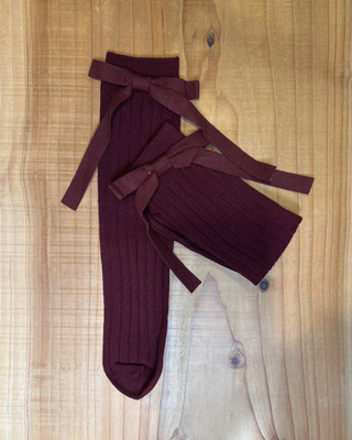 Calzini fiocco gros grain