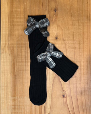 Calzini fiocco tartan